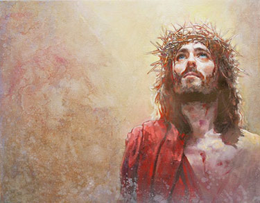 Jezus met doornenkroon